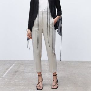 Oyster White  Zara Dress Pants